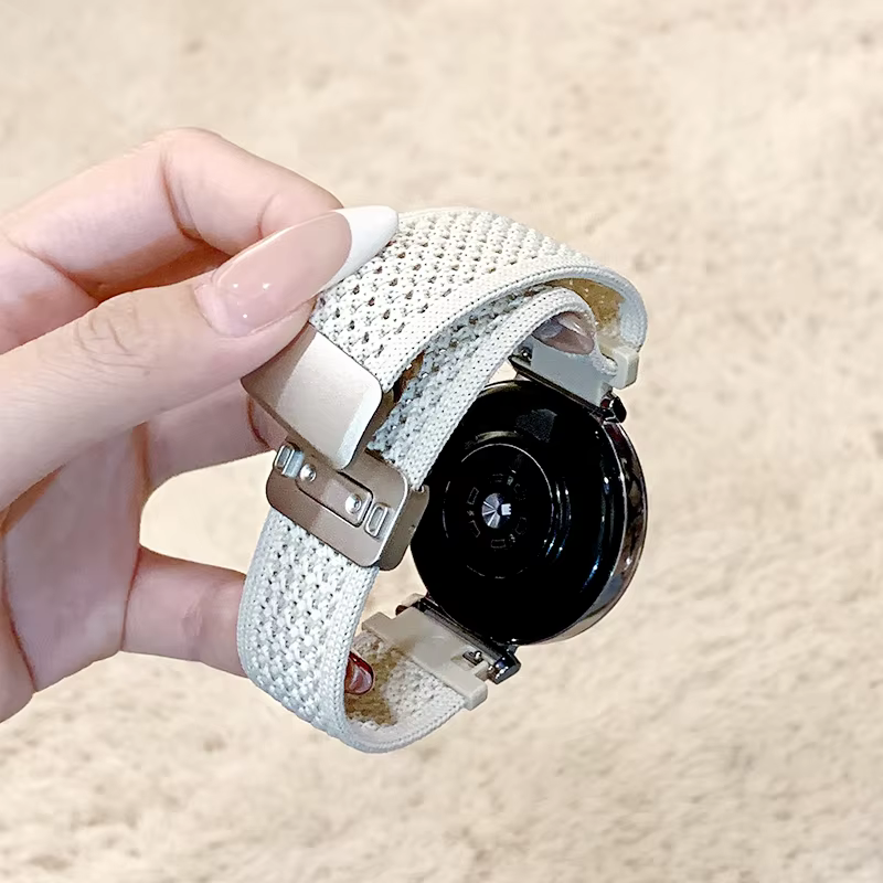 Bracelet en tissu nylon respirant pour Amazfit Bip Max/6/Balance Ultra/2/3/Active 3 Max