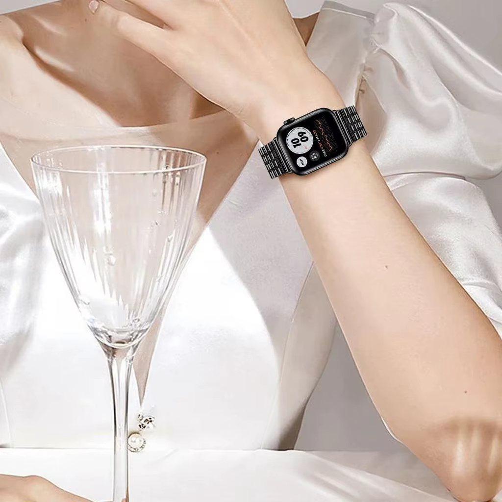 Bracelet à maillons pour apple watch S11 10 46 42mm 987 45 41mm SE654 44 40mm