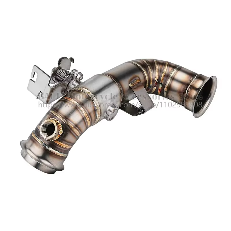 Tuyau de raccordement intermédiaire d'échappement avec valve pour moto DUKE 790, Duke 890, 890R, 790 Adventure R, Duke 790 R Rally