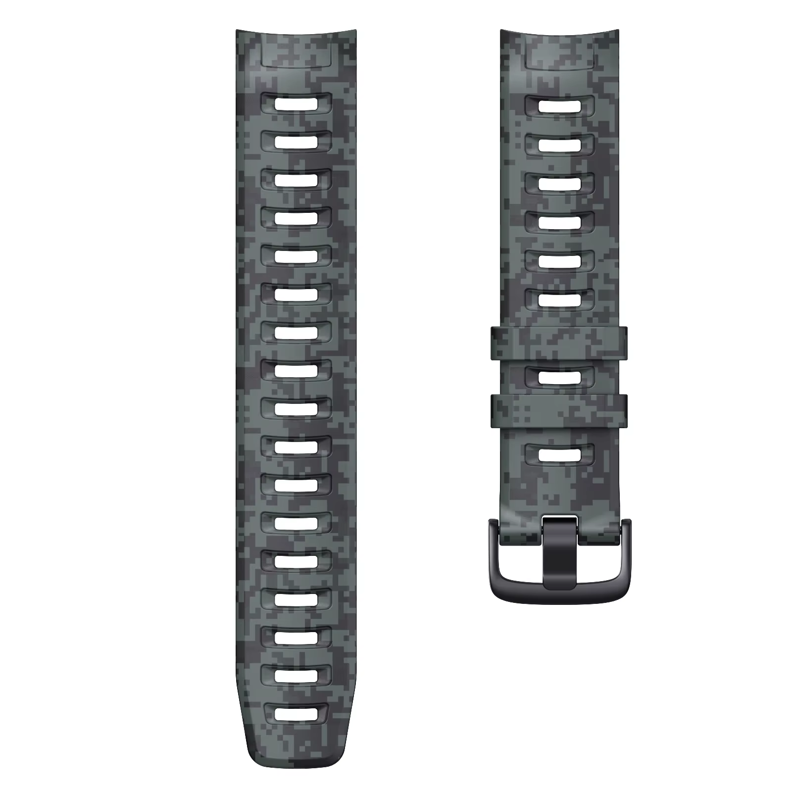 Pour Garmin Instinct bracelet en silicone solaire couleurs camouflage 22mm