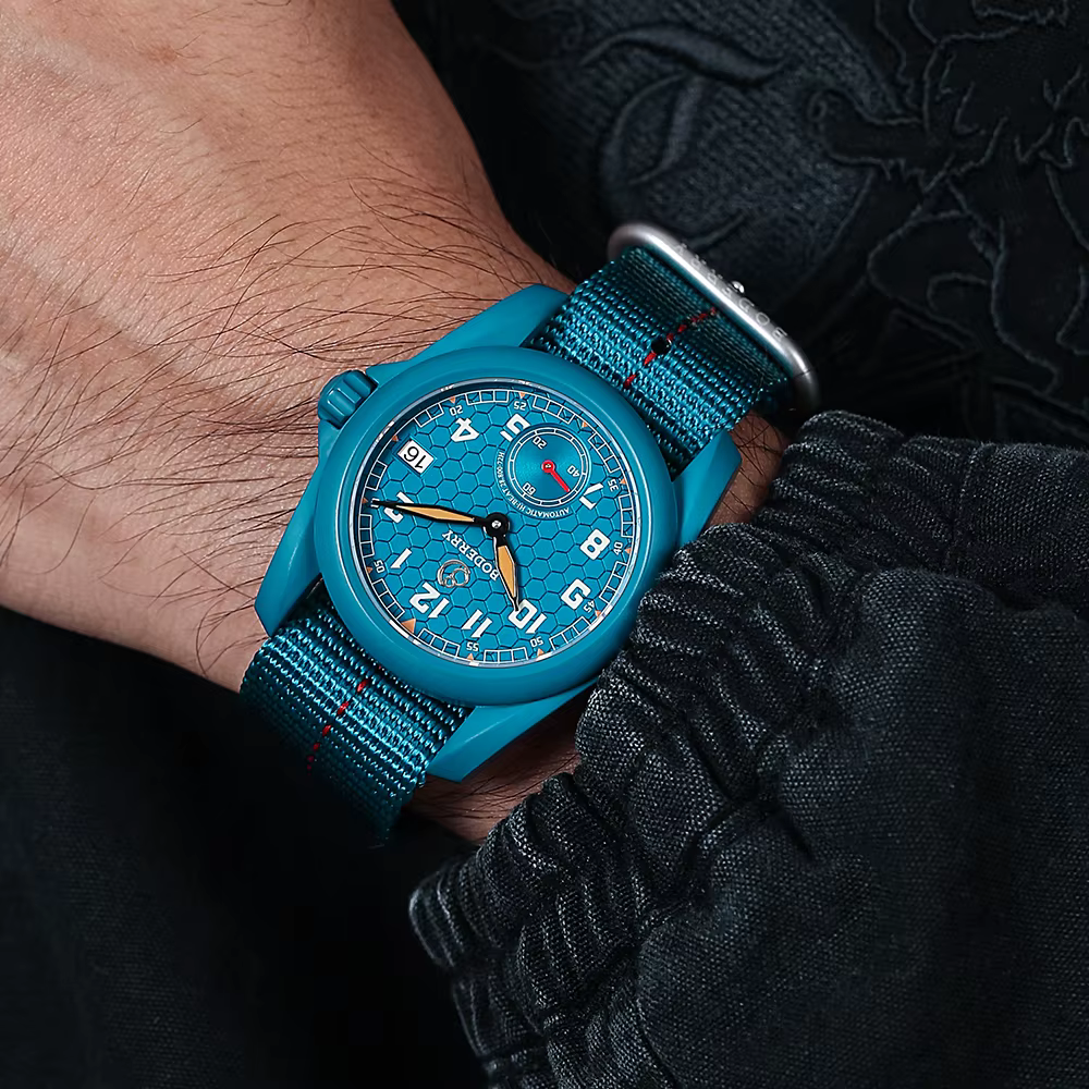 Boderry Field Watch VOYAGER Automatic S72 – Montre-bracelet pour homme avec réserve de marche de 72 heures