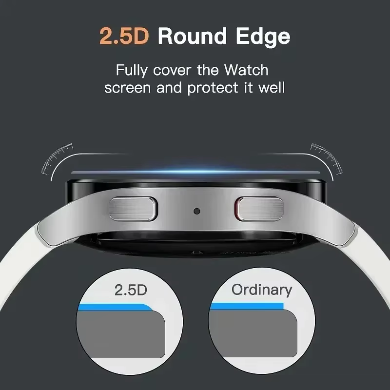 Verre trempé 9H pour Samsung Galaxy Watch 4 5 6 7 40/44mm classique 42/46mm montre 3 41/45mm Film anti-rayures protecteurs d'écran HD