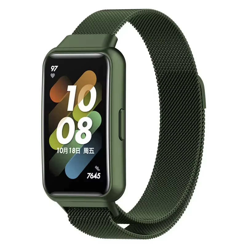 Bracelet magnétique en métal pour Huawei Band 10 9 8 7 6 Pro