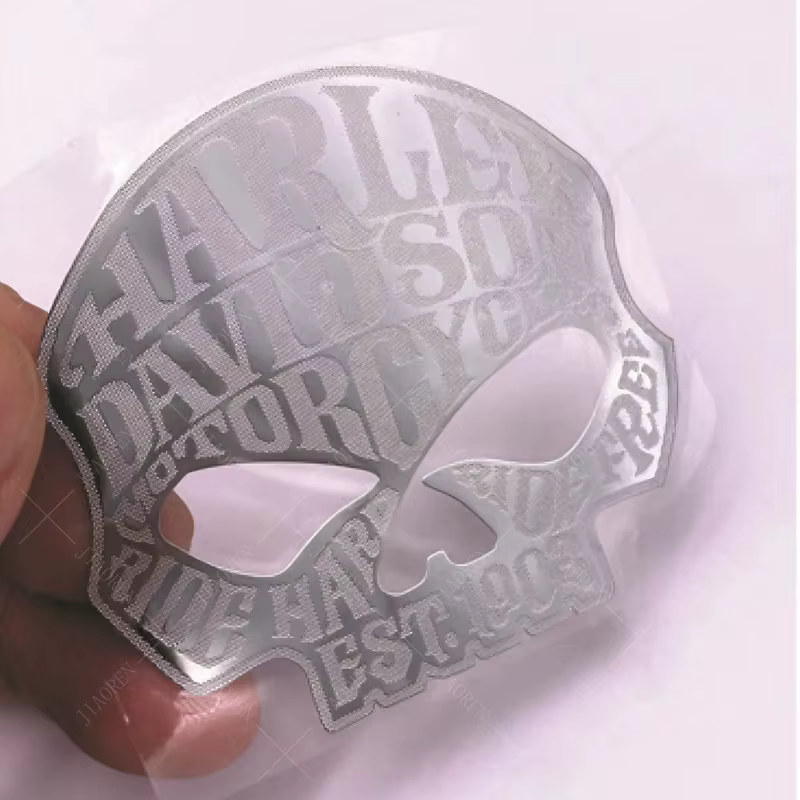 Autocollant logo Harley Davidson en métal pour réservoir de moto et casque
