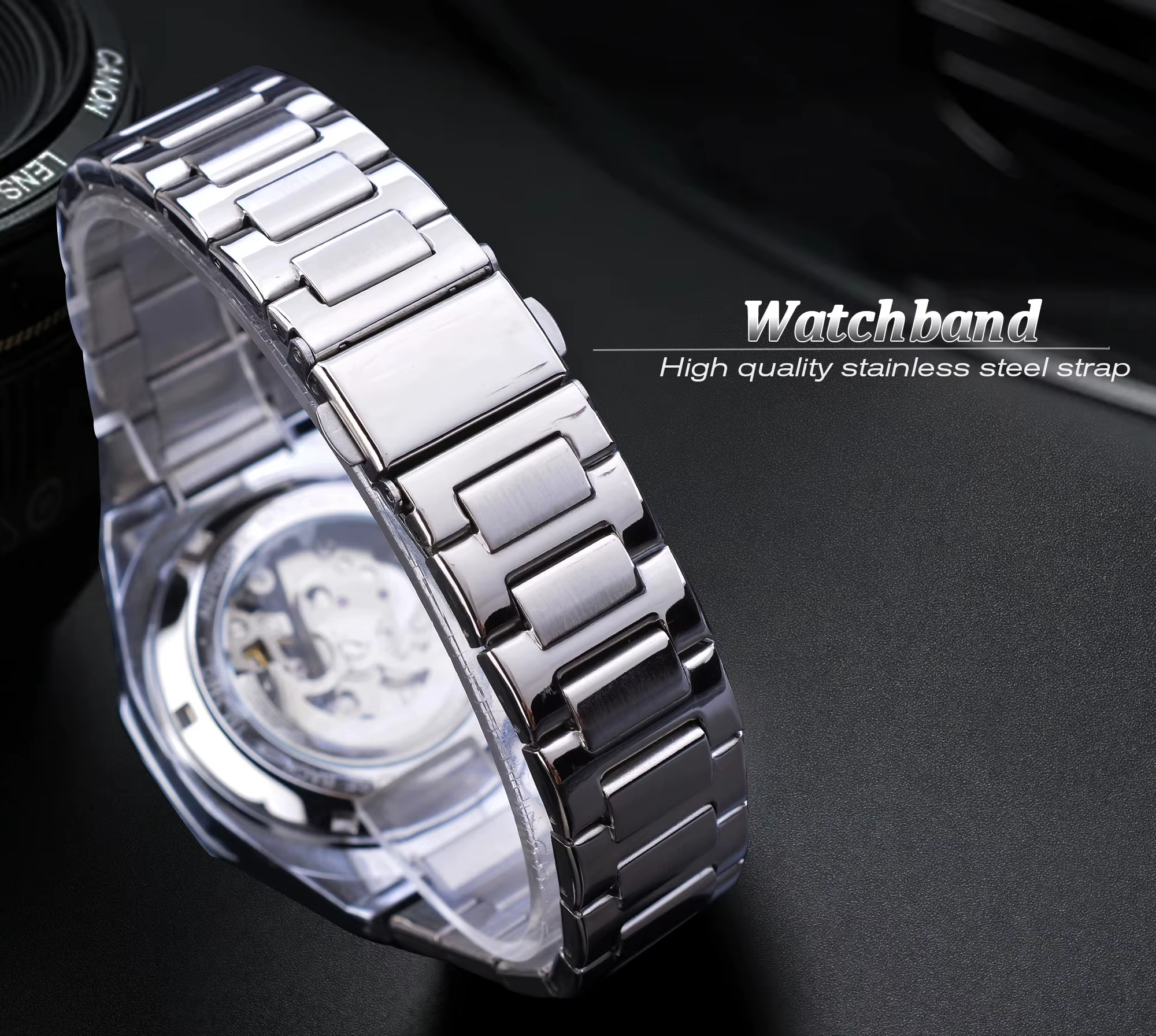 Montre mécanique automatique pour homme personnalisée