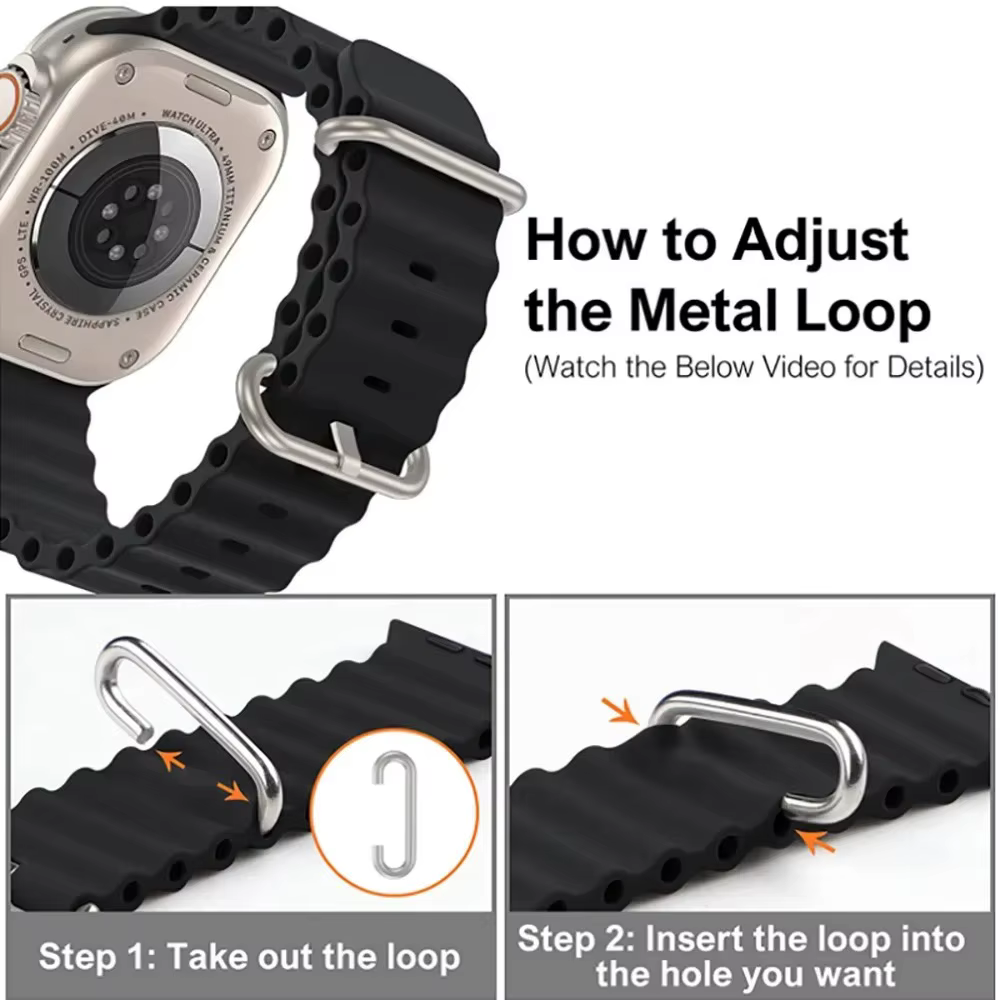 Bracelet océan pour Apple Watch Ultra