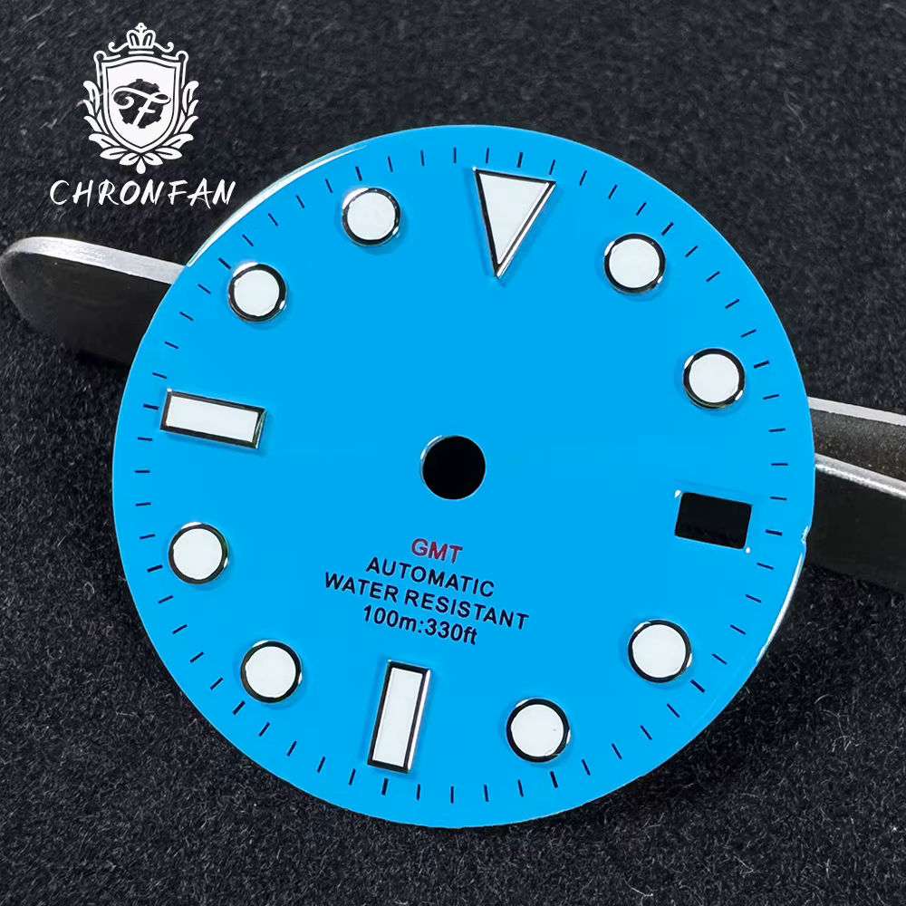 Bleu glace 28.5mm pour sous-montre cadran