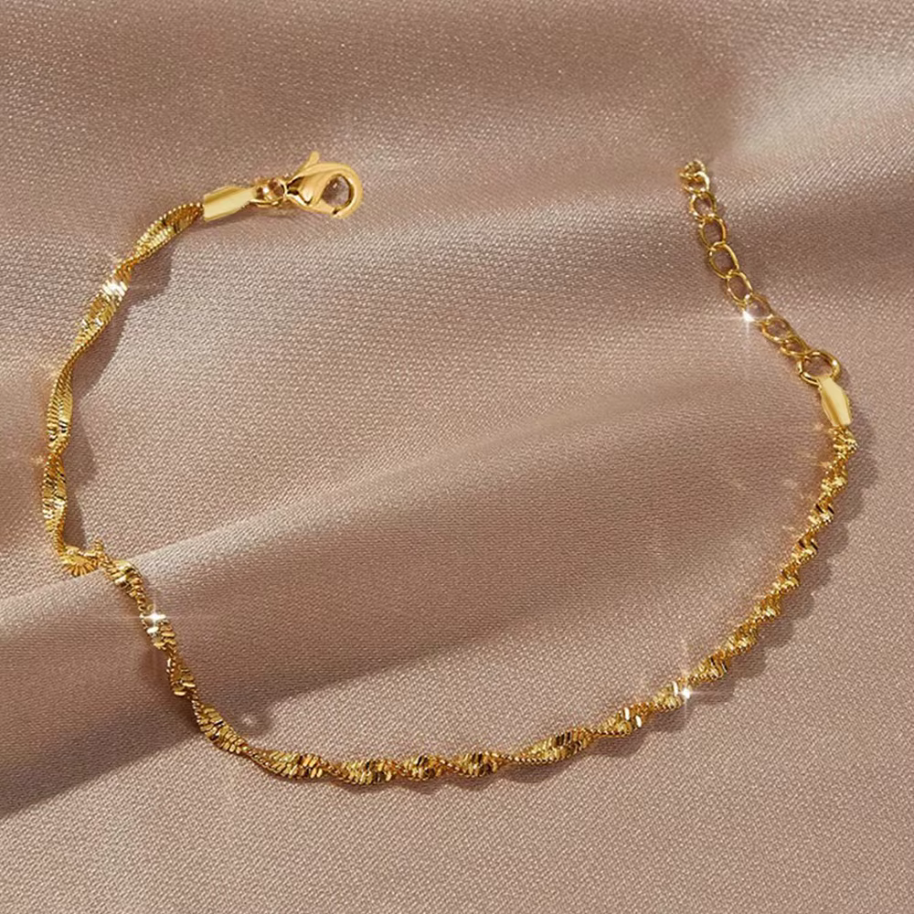 Bracelet à chaîne Simple en acier inoxydable