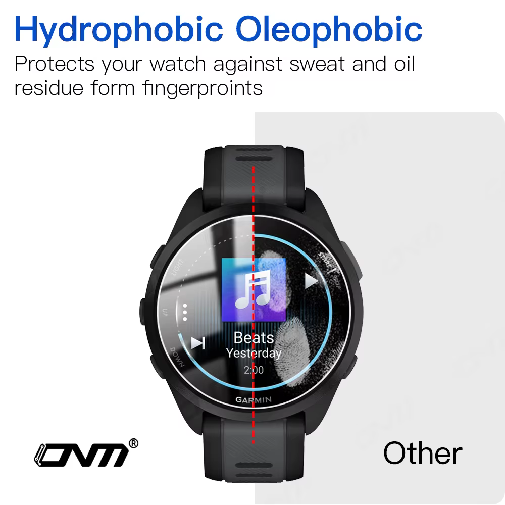 Protecteur d'écran HD clair pour montre intelligente Garmin Forerunner 165