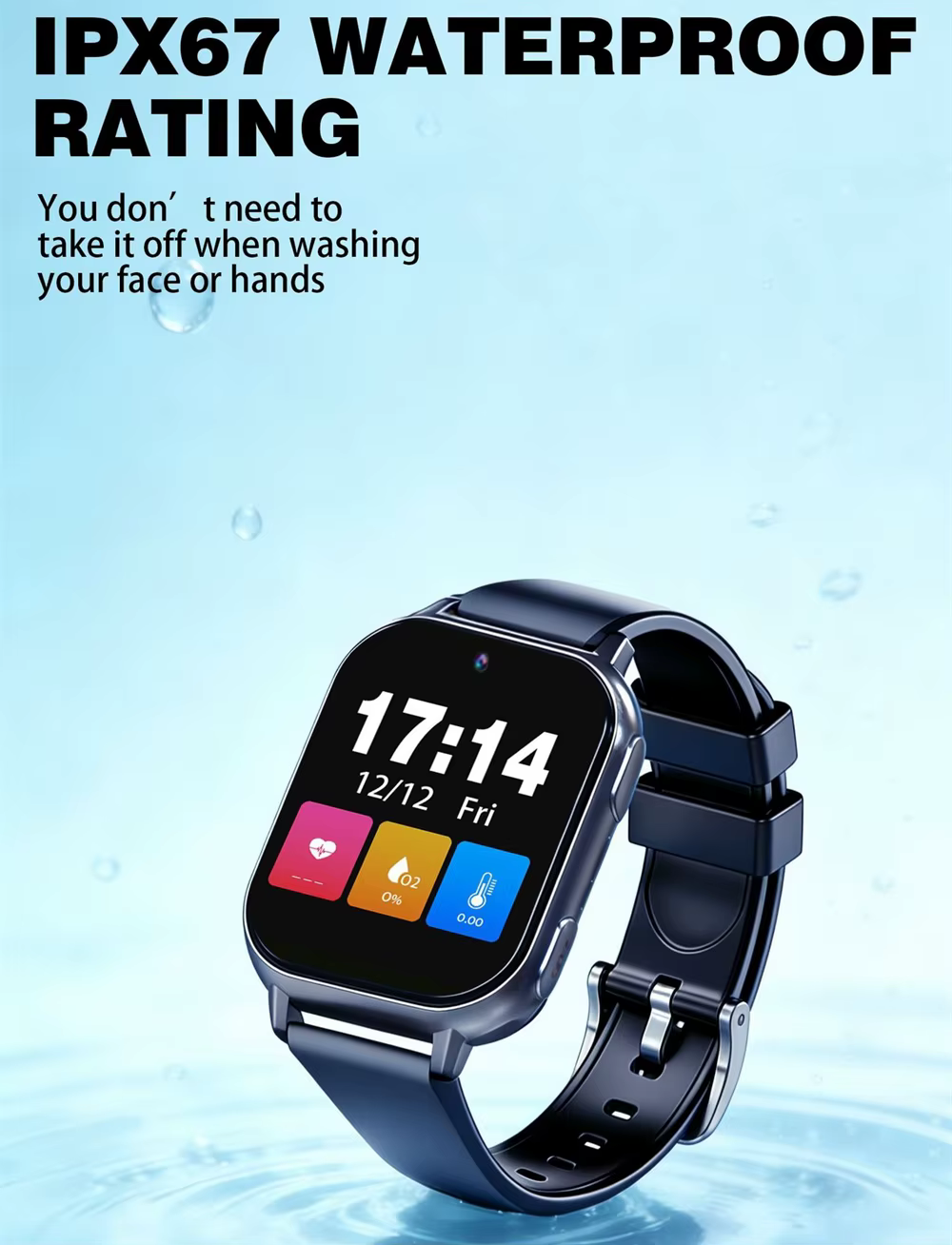 Montre GPS de détection de chute pour personnes âgées