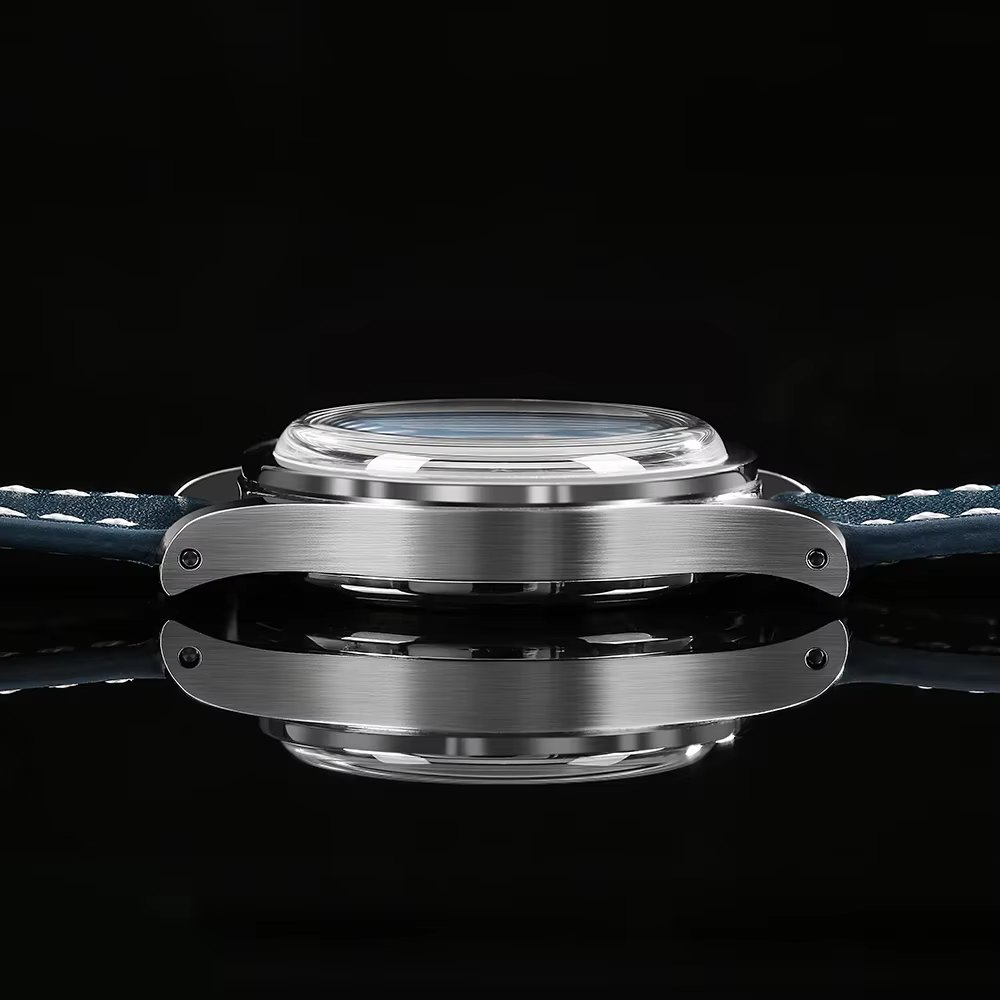 BODERRY hommes montre automatique 38MM pilote mécanique montre-bracelet 10Bar étanche saphir miroir BGW-9 lumineux Hangzhou7208