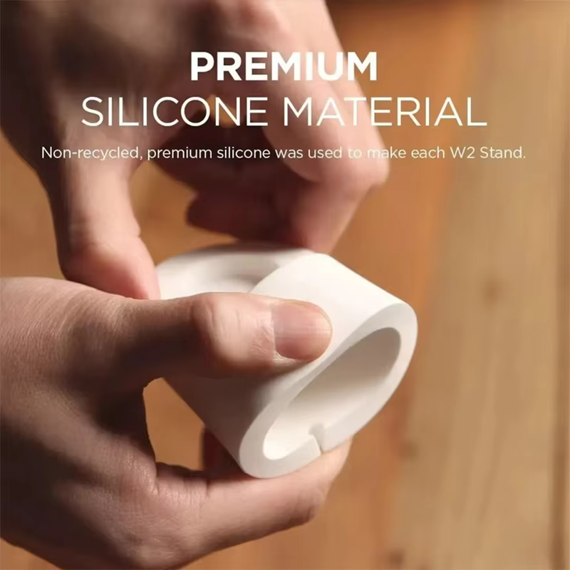 Support de câble de charge en silicone pour Apple Watch Series 9