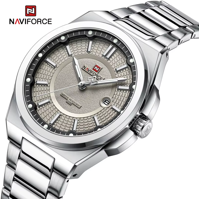 NAVIFORCE 2023 nouvelles montres marque originale pour hommes Sport décontracté homme montre-bracelet en acier inoxydable étanche Quartz horloge classique