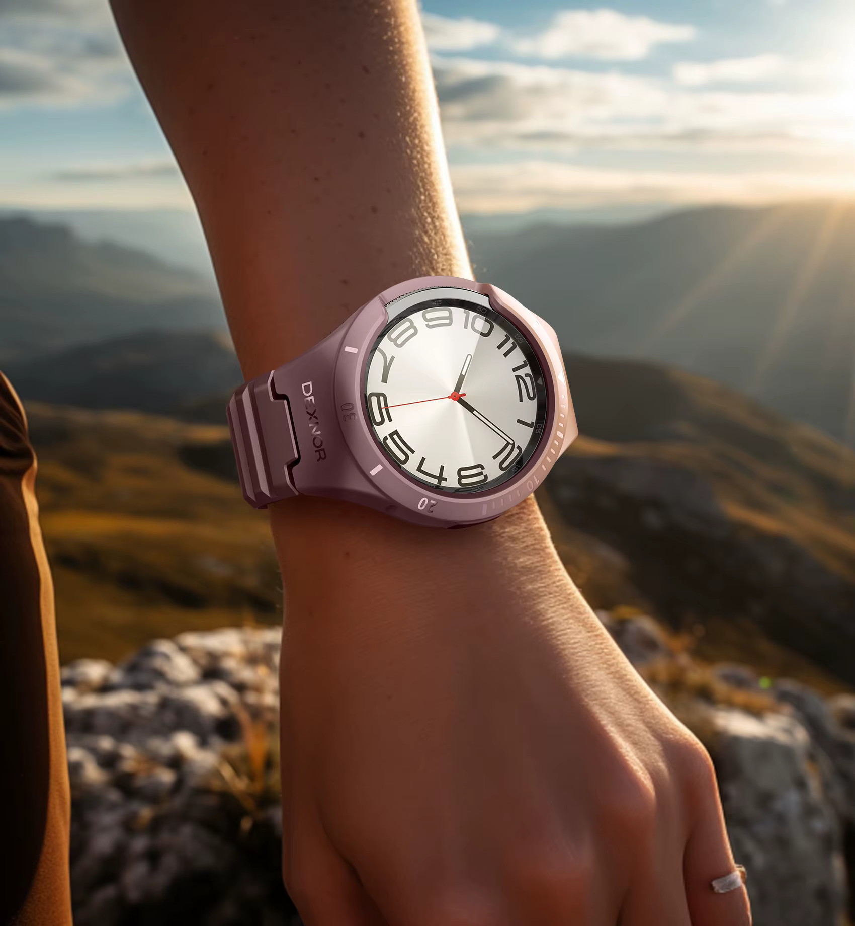 Bracelet de sport pour Samsung Galaxy Watch 6 Classic avec étui