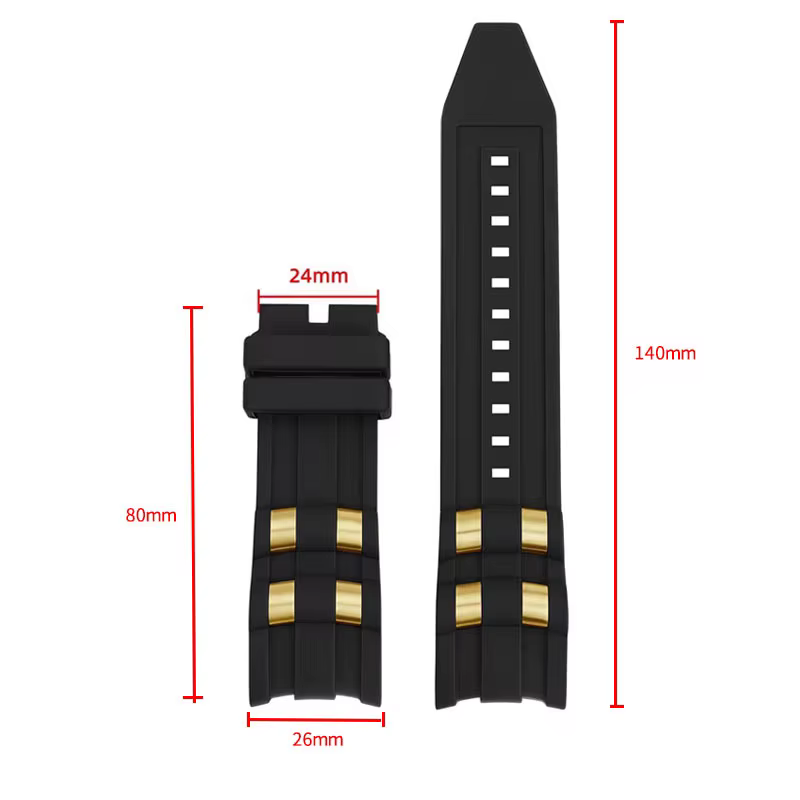 Bracelet de montre en silicone pour Invicta Pro Diver