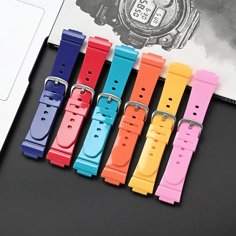 Bracelet de montre en résine 14mm pour Casio BABY-G BGA-130/131/160/161 BGD-140/500/560 BGD-5000/5020