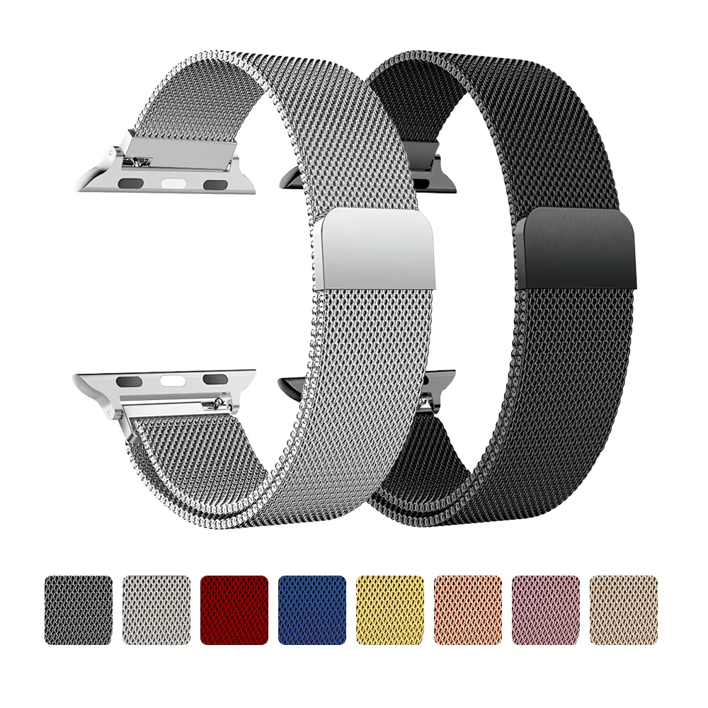Bracelet milanais pour Apple Watch Ultra 2 49 46mm 42mm 44mm 40mm 45mm 41mm 38mm