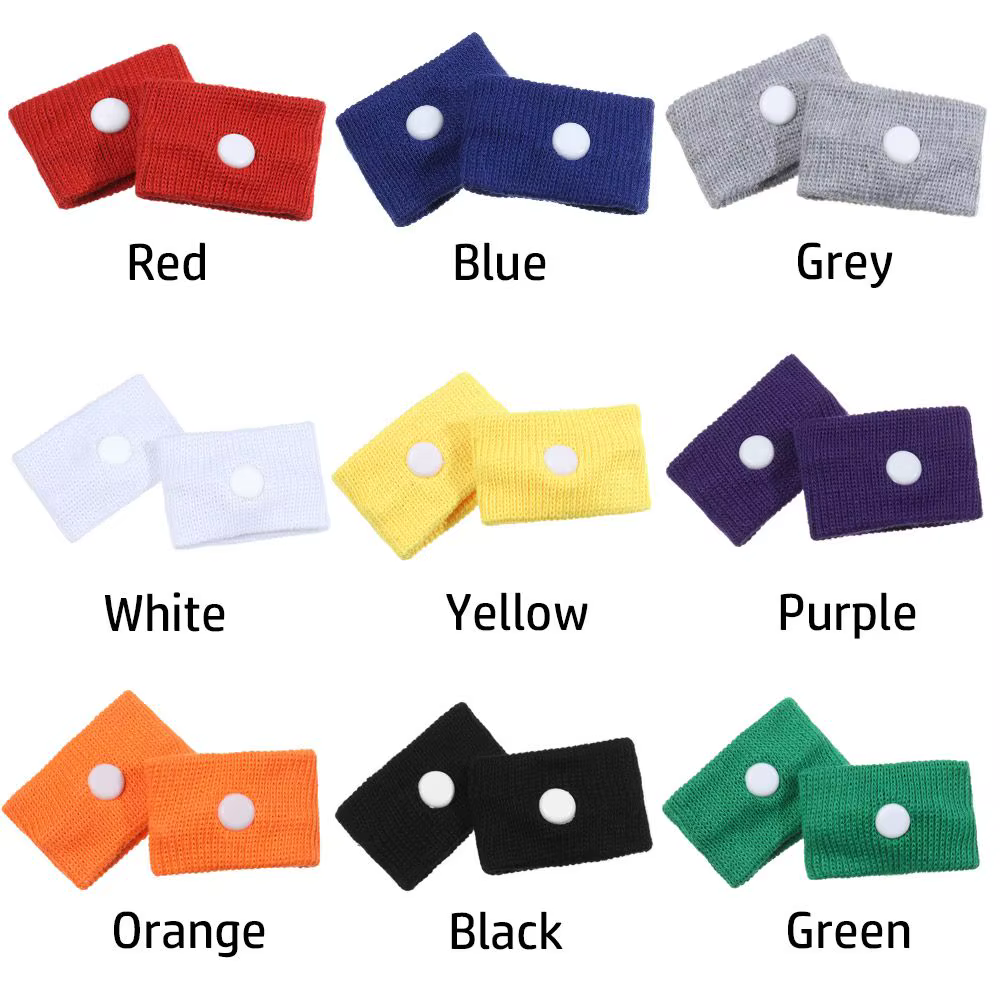 Bracelets de poignet Anti-mal des transports, accessoires de sport, 2 pièces