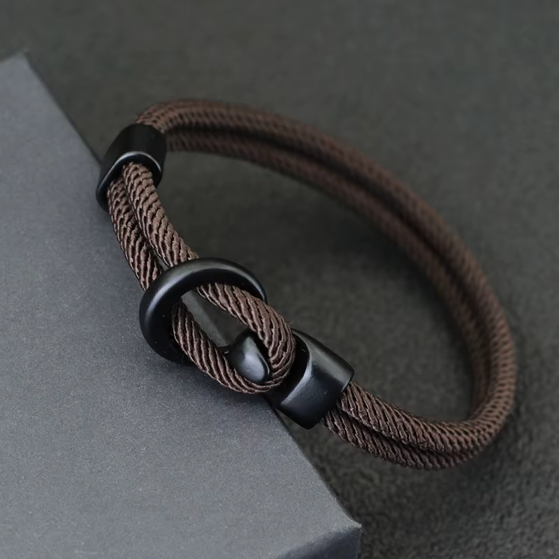 Bracelet en corde de qualité A pour hommes
