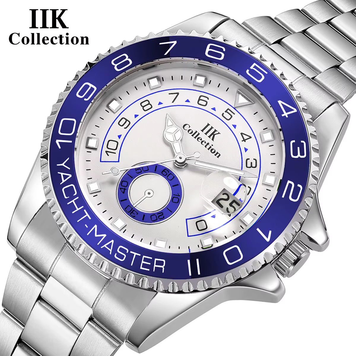 Montres de sport d'affaires de marque de luxe pour hommes 2025 montre en acier à Quartz inhabituelle de mode masculine pour homme montre-bracelet cadeaux reloj hombre