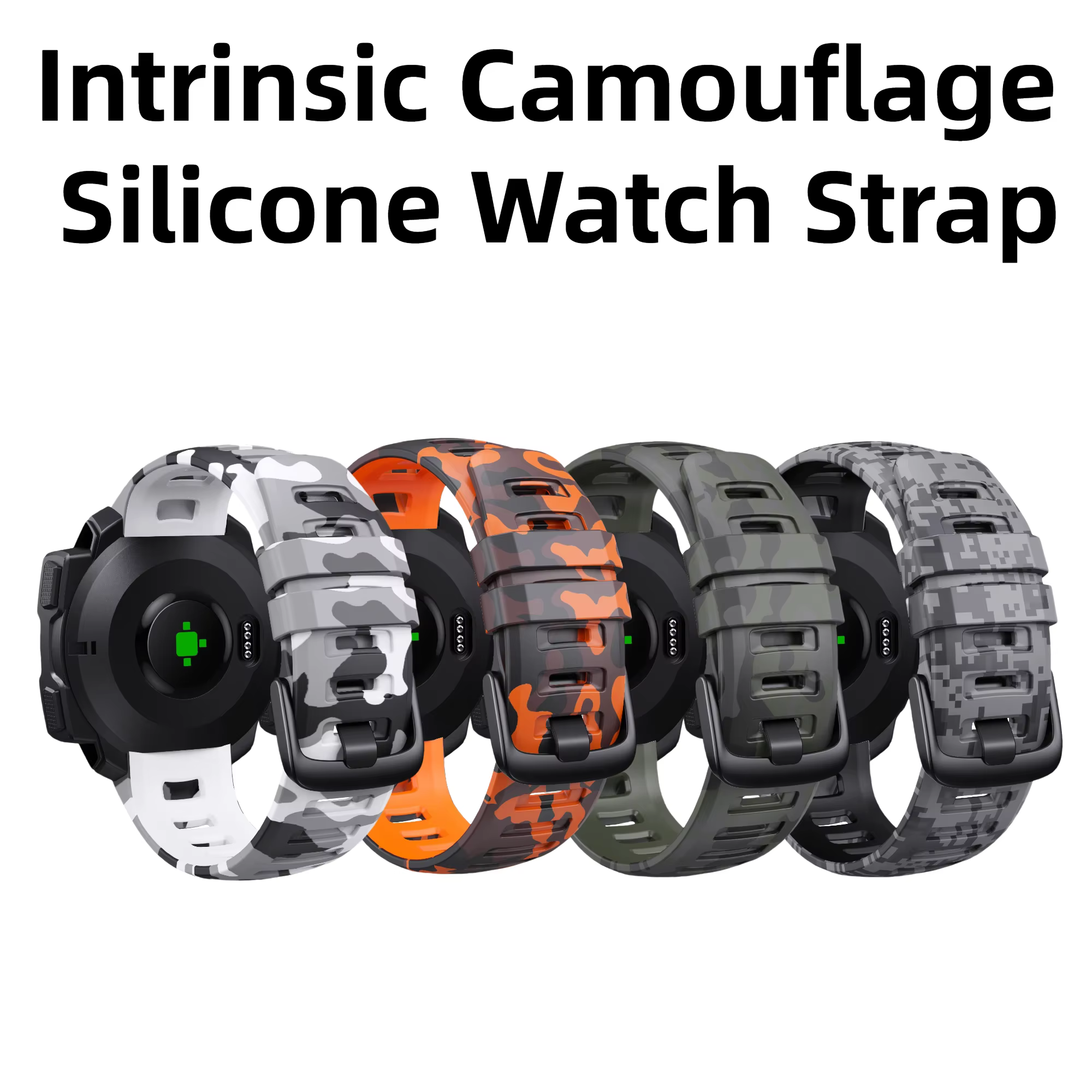 Bracelet de montre en silicone pour Garmin Instinct Series