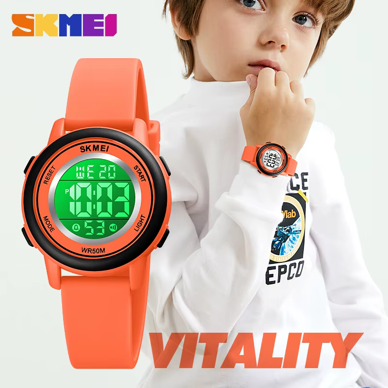 SKMEI 1721 étanche enfant montre électronique garçon fille Sport coloré enfants numérique