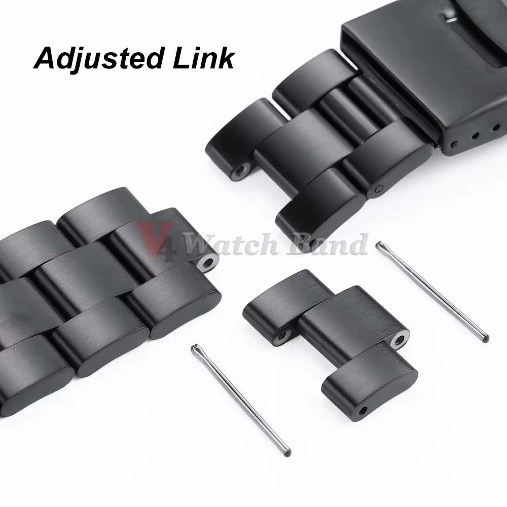 Bracelet de montre sport pour homme à extrémités courbes pour Seiko 5 SKX009/007