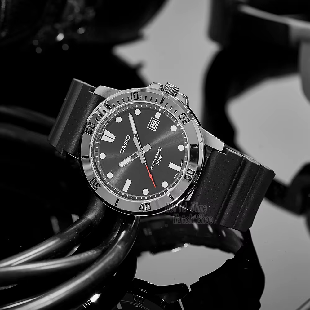 Mol montre pour hommes affaires mode bracelet en résine atmosphérique étanche série MTP-VD01