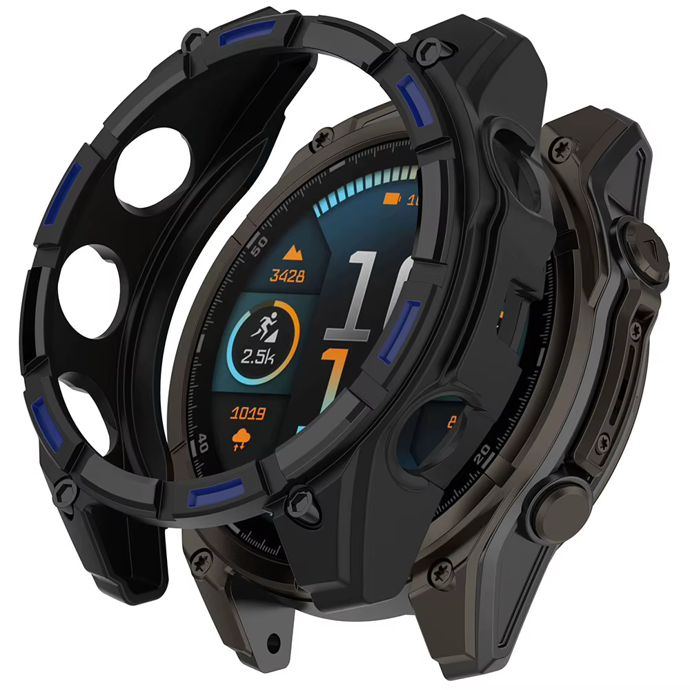 Housse de montre en Silicone pour Garmin Fenix8 solaire 51MM 47MM