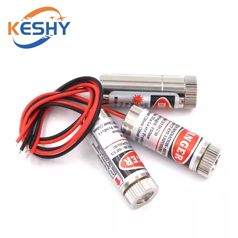 Tête de Module Laser à pointe rouge/ligne/croix 650nm 5mW