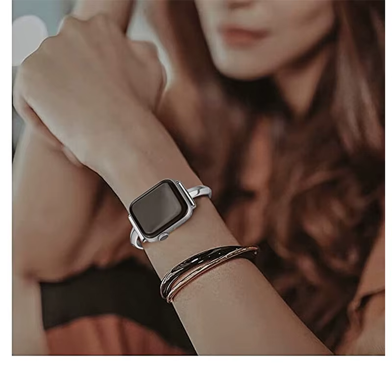 Bracelet de montre de luxe pour Apple Watch série 10 9 8 7 41 45mm 6 Se 5 4 femmes