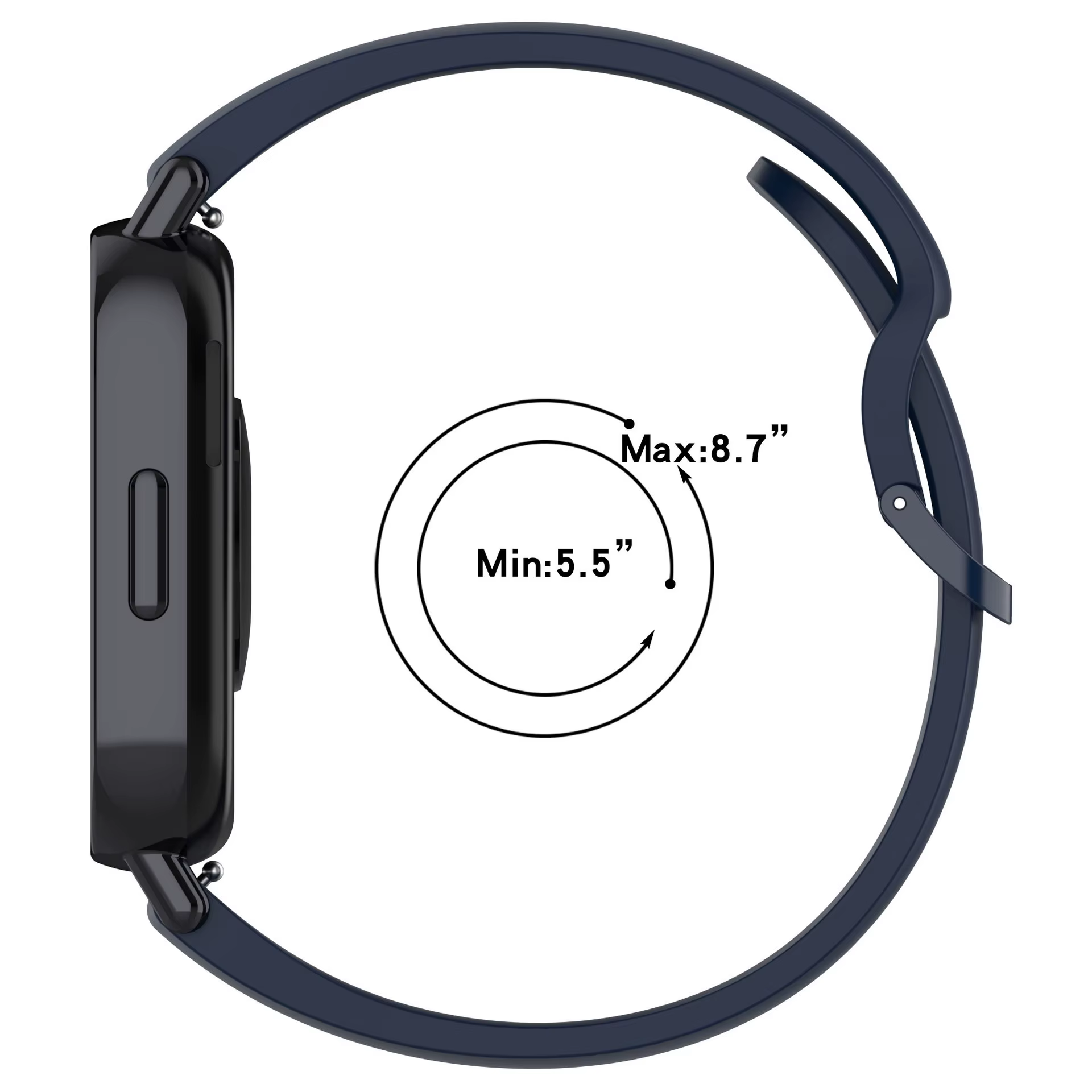 Bracelet en Silicone 22mm pour montre Redmi 5 Active/5 Lite