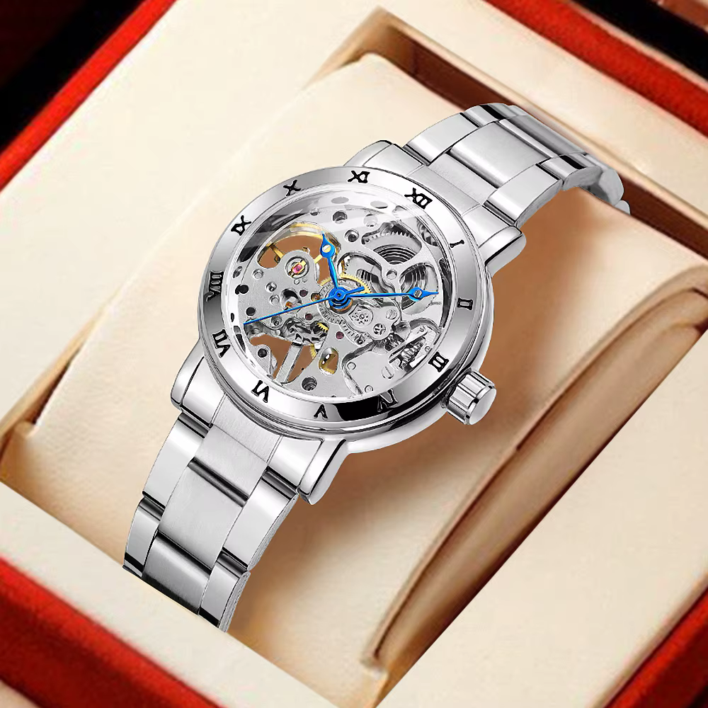 WINNER – montre mécanique squelette pour femmes