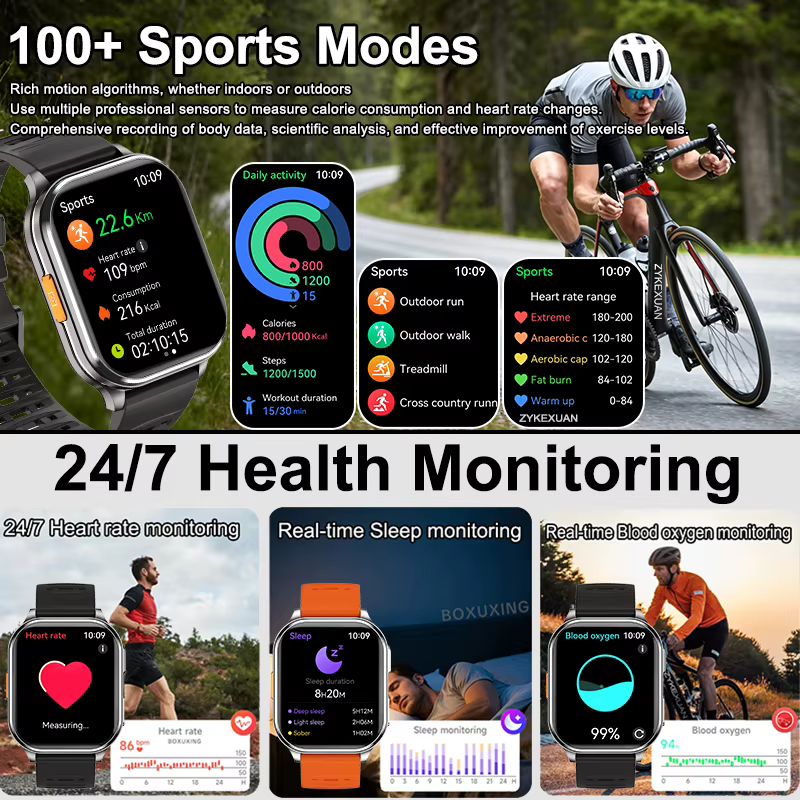 Montres intelligentes pour hommes et femmes