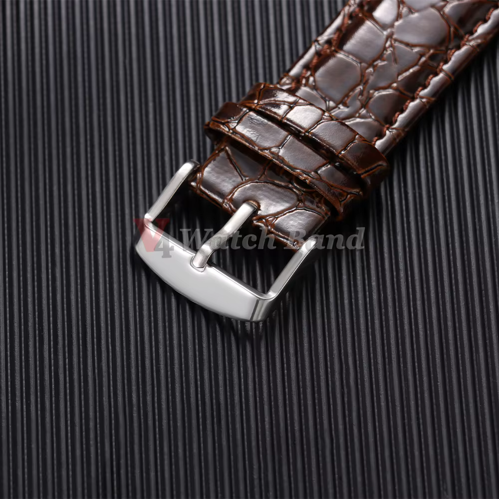 Bracelet de montre à motif crocodile