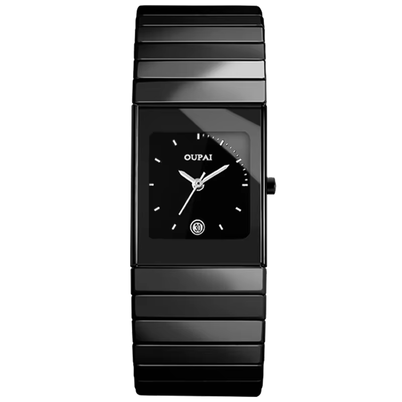 Montre carrée pour hommes OUPAI avec cadran rectangulaire