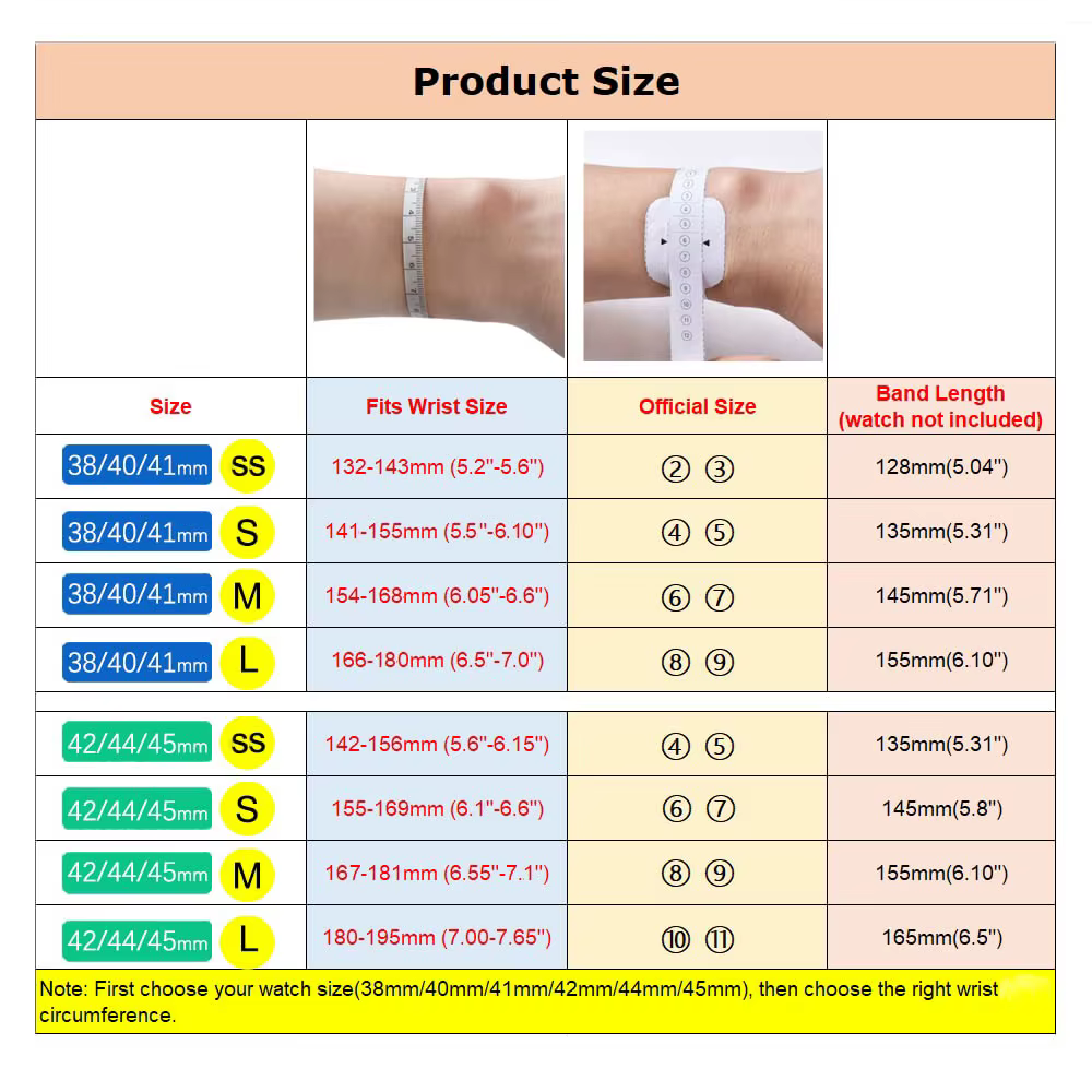 Bracelets élastiques tressés pour Apple Watch