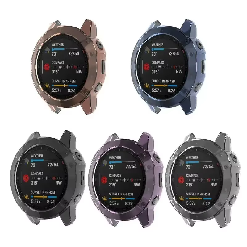 Étui de protection pour Garmin Fenix 7 7S 7X Pro Solar 6 6S 6X Pro