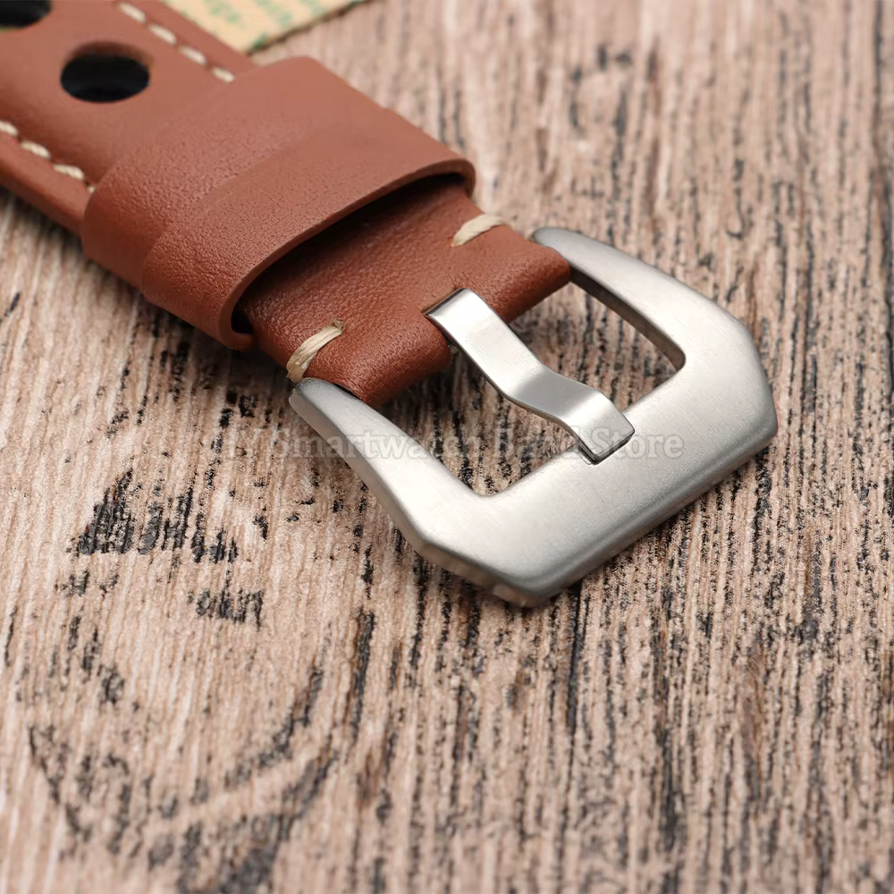 Bracelet de montre en cuir Vintage pour Panerai