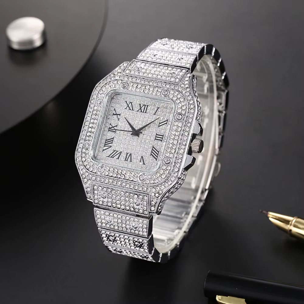 Montre à quartz classique de luxe pour homme