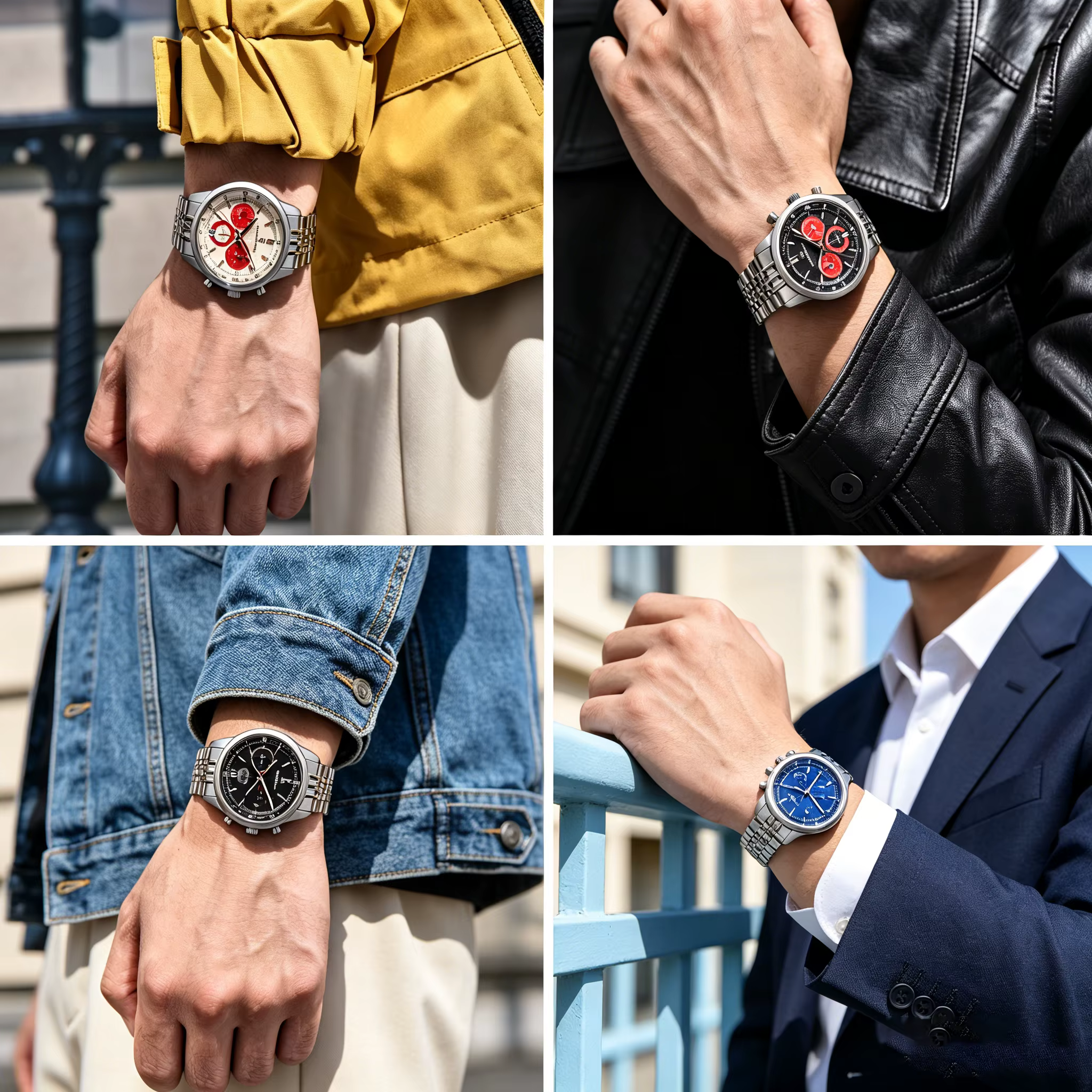 PAGANI DESIGN – montre à Quartz pour hommes