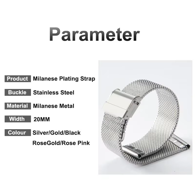 Bracelet de montre actif avec étui pour homme et femme