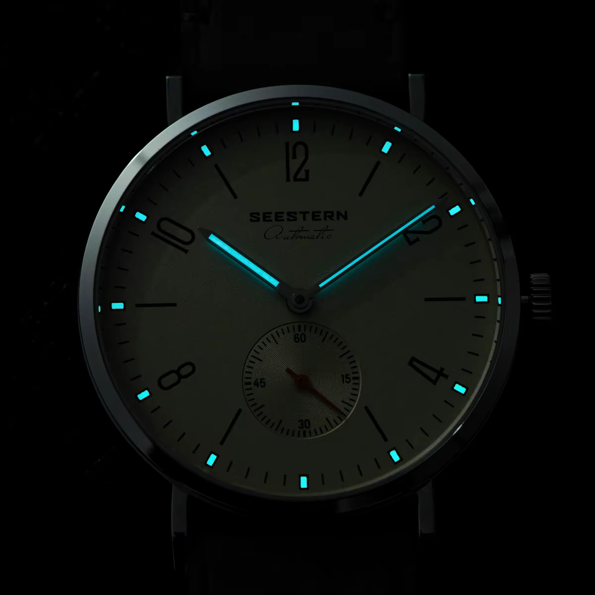 SEESTERN montre pour hommes pour affaires automatique ST1701 mouvement étanche montres mécaniques saphir cristal Ultra mince horloge