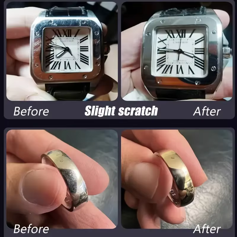 Pâte de polissage pour montres : élimination des rayures du bracelet/écran
