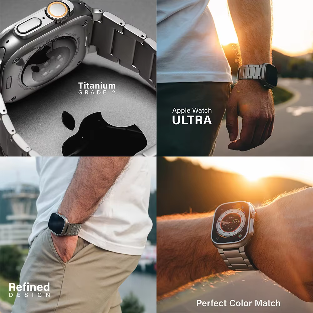 Bracelet de luxe en titane pour Apple Watch Ultra 2