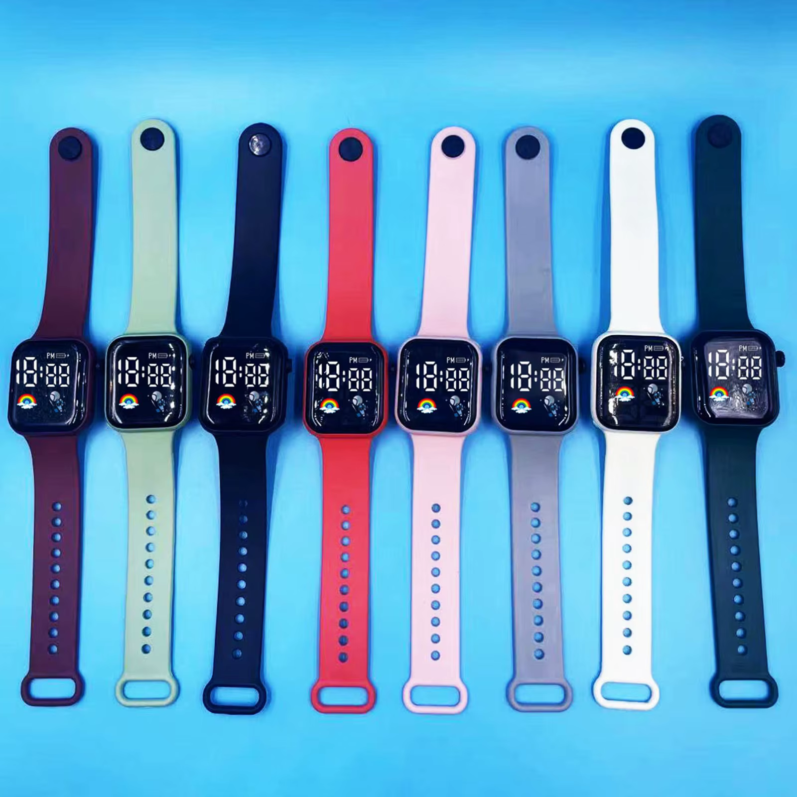 Montre intelligente de sport électronique pour enfants