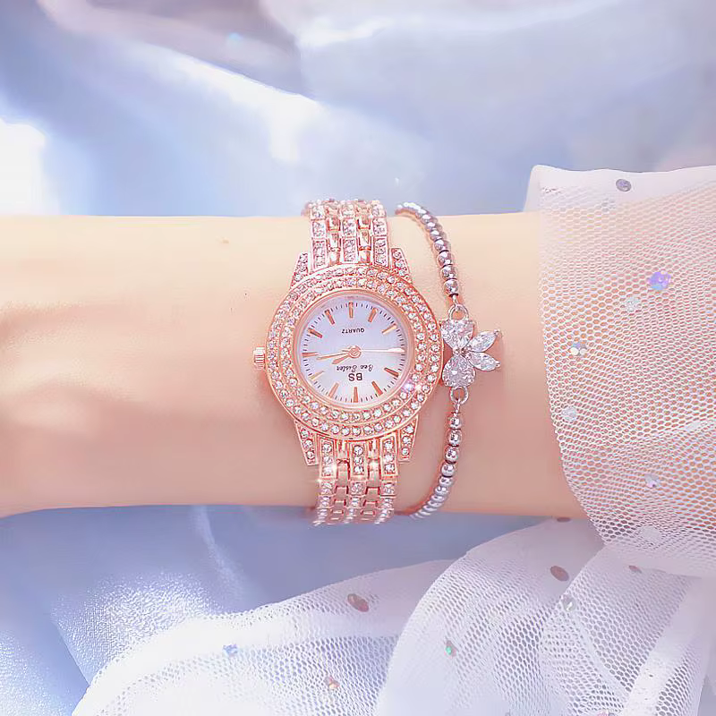 Bs Bee Sister Montre femmes avec Bracelet marque de luxe 2025 robe or Femme montres dames