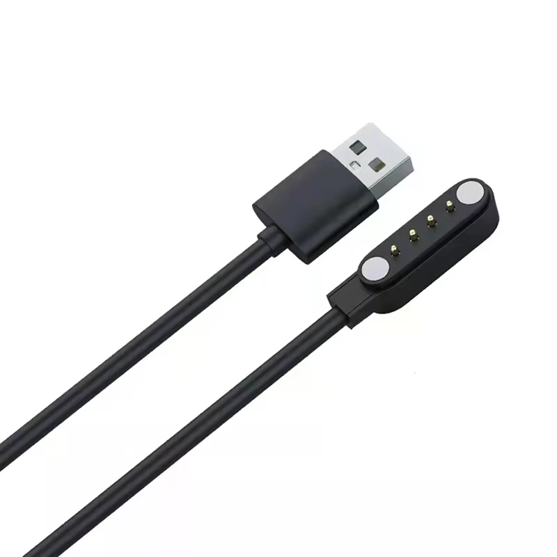 Cordon de chargeur de montre intelligente universel câble de charge magnétique 2 broches 4