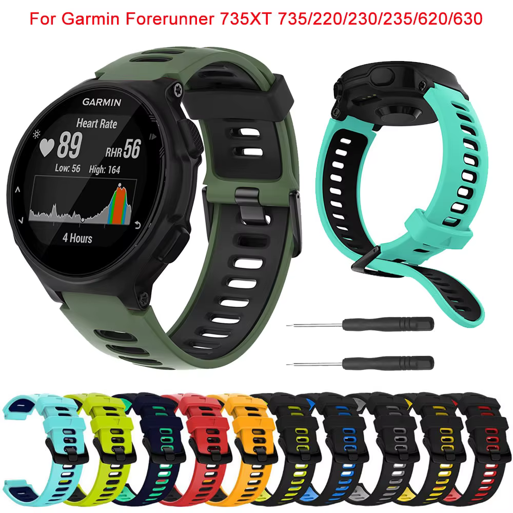 Bracelet de montre pour Garmin Forerunner 735XT