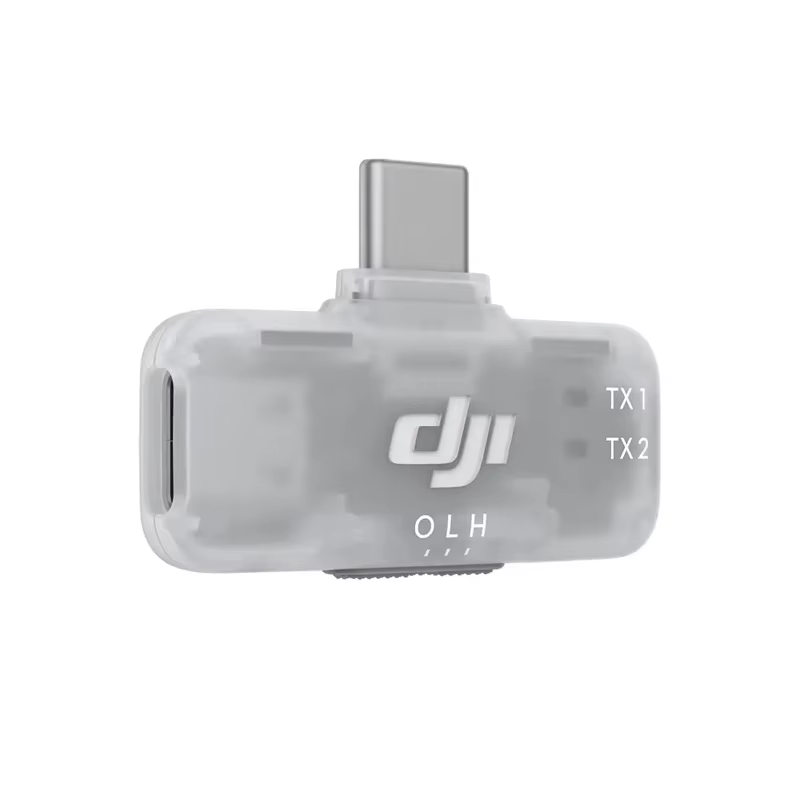 Récepteur mobile de la série DJI Mic prenant en charge les connexions mixtes Mic Mini, Mic 2 et Mic 3. Accessoires d'origine en stock.